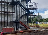 Лестница эвакуационная в школу Солнечногорск