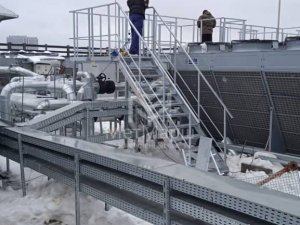 Переходные мостики и площадки обслуживания