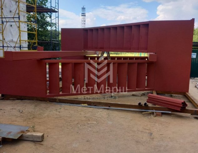 Лестница эвакуационная в школу Солнечногорск