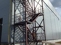 Маршевая лестница П3 высотой 11.3 м